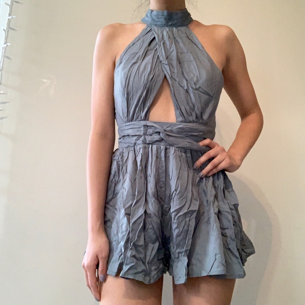 LF Choker Cut-Out Romper